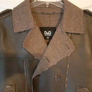 Dolce & Gabbana Authentic Lamb Leather Jacket Coat - image 1